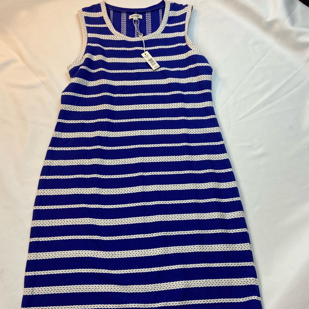 Max Studio Striped Sleeveless Dress Size Large